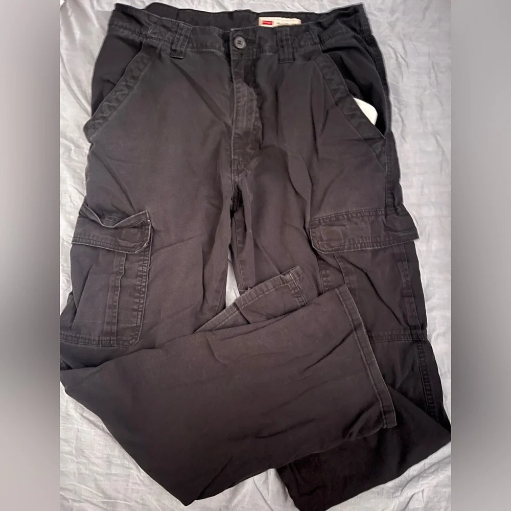 Black Cargo Pants - Picture 1 of 3